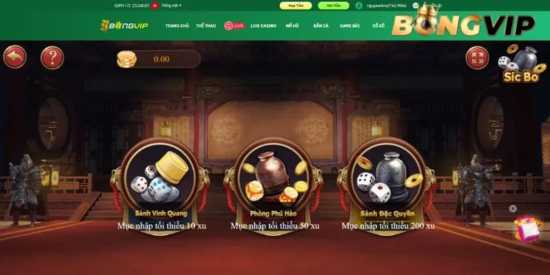 Các chiến thuật chơi tài xỉu BONGVIP hiệu quả